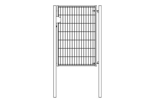 Калитка Light NoLock 2,03х1 RAL 6005 - купить по низкой цене в официальном интернет-магазине Grand Line в Москве