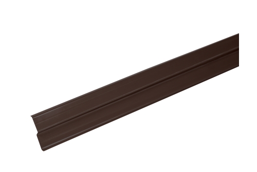 Планка прижимная Luxard (планка примыкания), коричневая, 2000х85мм, цена 2115 рублей за шт - купить с доставкой по Казани