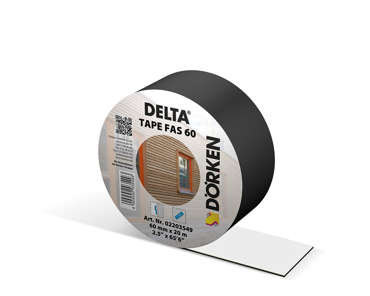 Лента Delta-Tape Fas 60 односторонняя для проклейки нахлестов фасадных  мембран Delta семейства Fassade (20мх60мм) - купить по низкой цене в  официальном интернет-магазине Grand Line в Москве