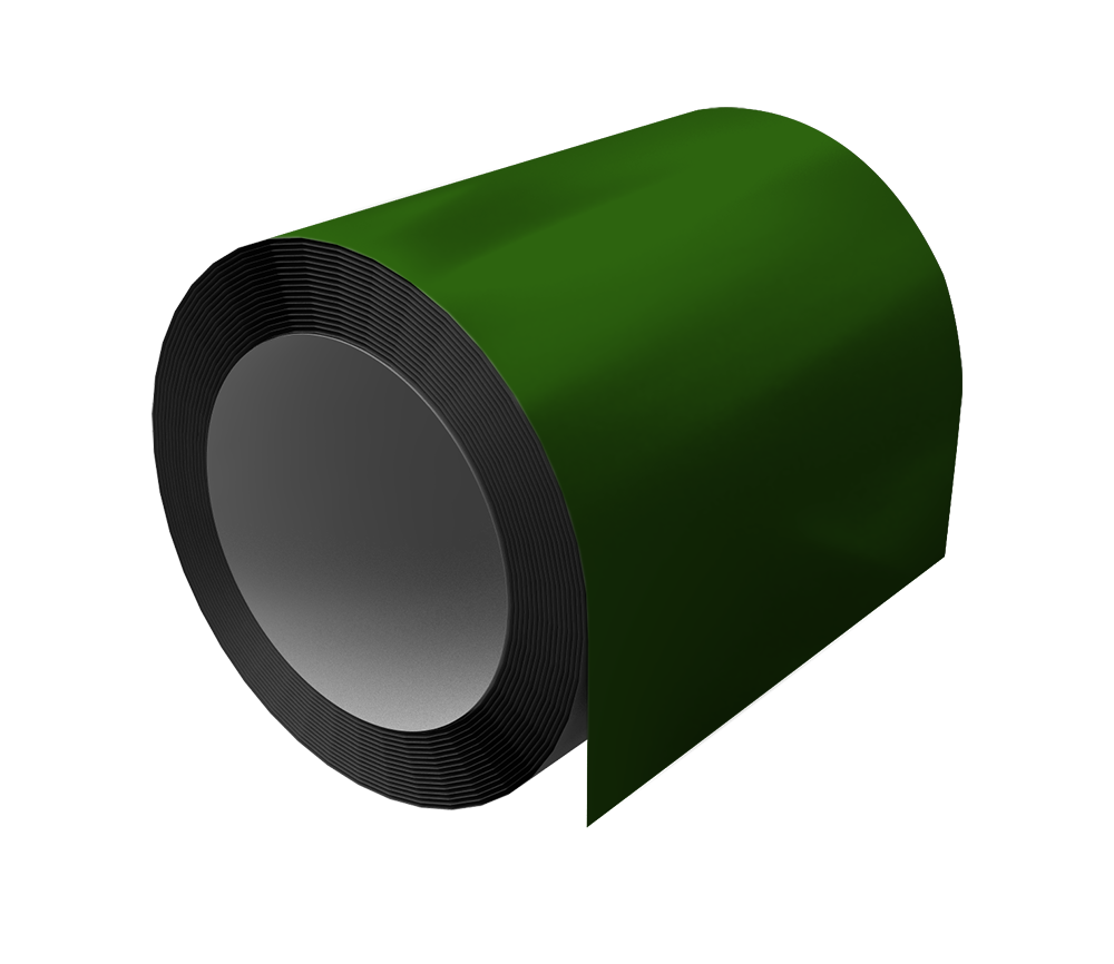 Отмотка 0,45 PE с пленкой RAL 6002 лиственно-зеленый - купить по низкой  цене в официальном интернет-магазине Grand Line в Москве