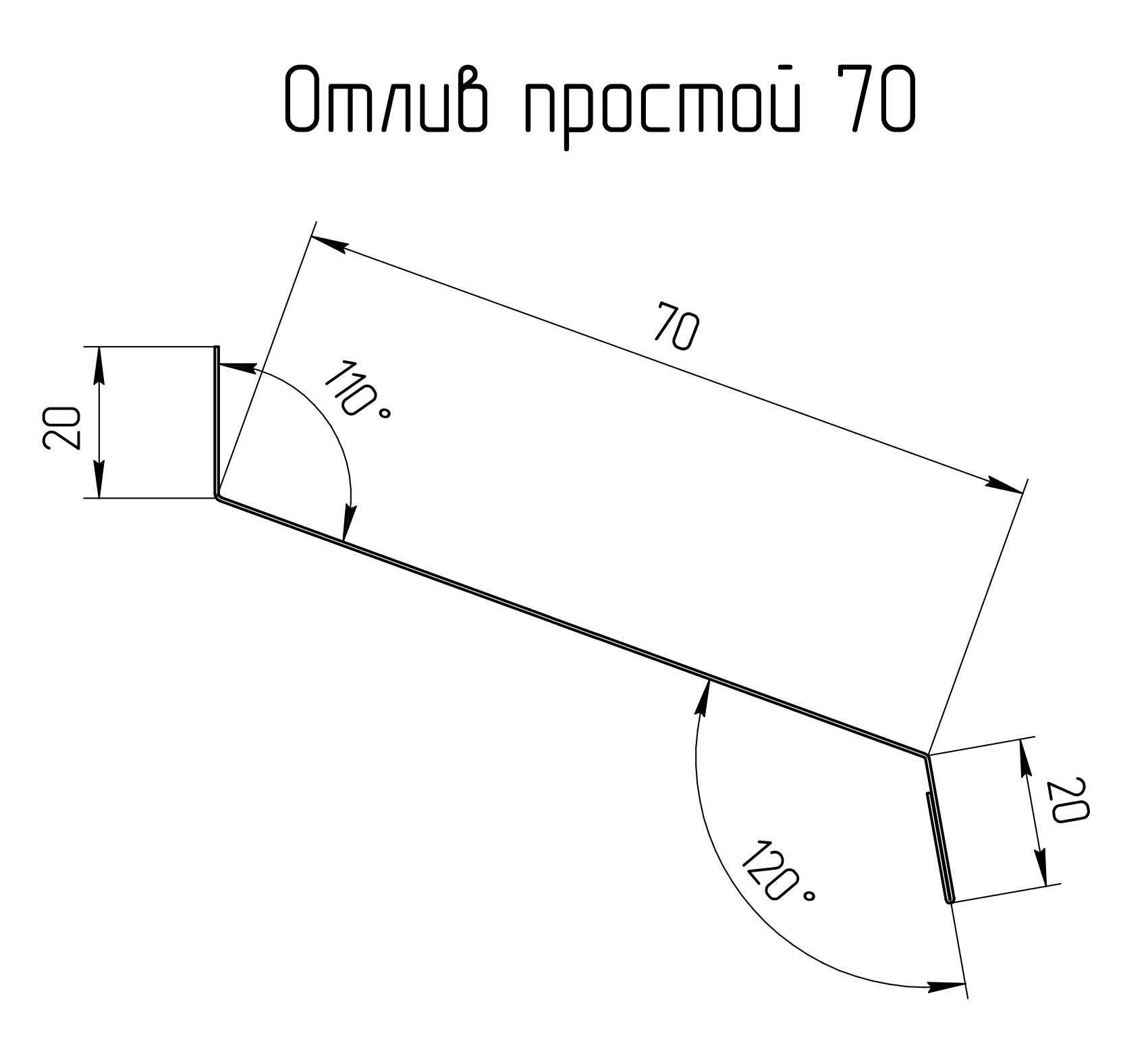 Планка приемная оконная гранд лайн монтаж